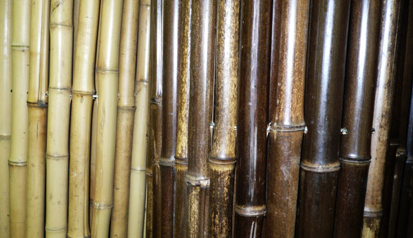 Japanese Timber Bamboo Poles